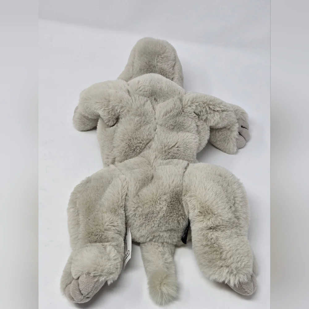 FAO SCHWARZ SET OF 2 PLUSH TOYS STUFFED ANIMAL TIGER & RHINO ADOPT A WILD PAL